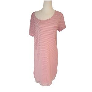 Tahari striped sleep shirt